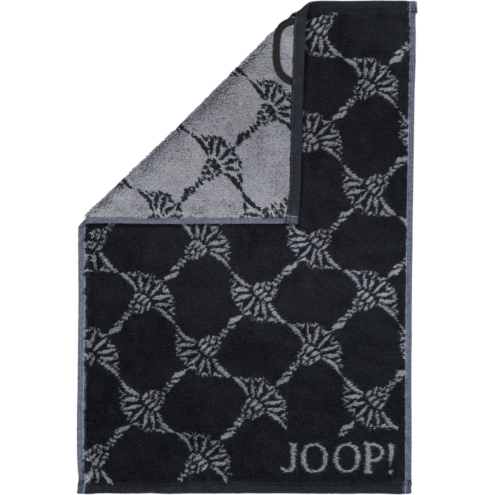 HANDTÜCHER CLASSIC CORNFLOWER 1611 SCHWARZ - 90 - Schwarz, Textil (30/50cm) - Joop!