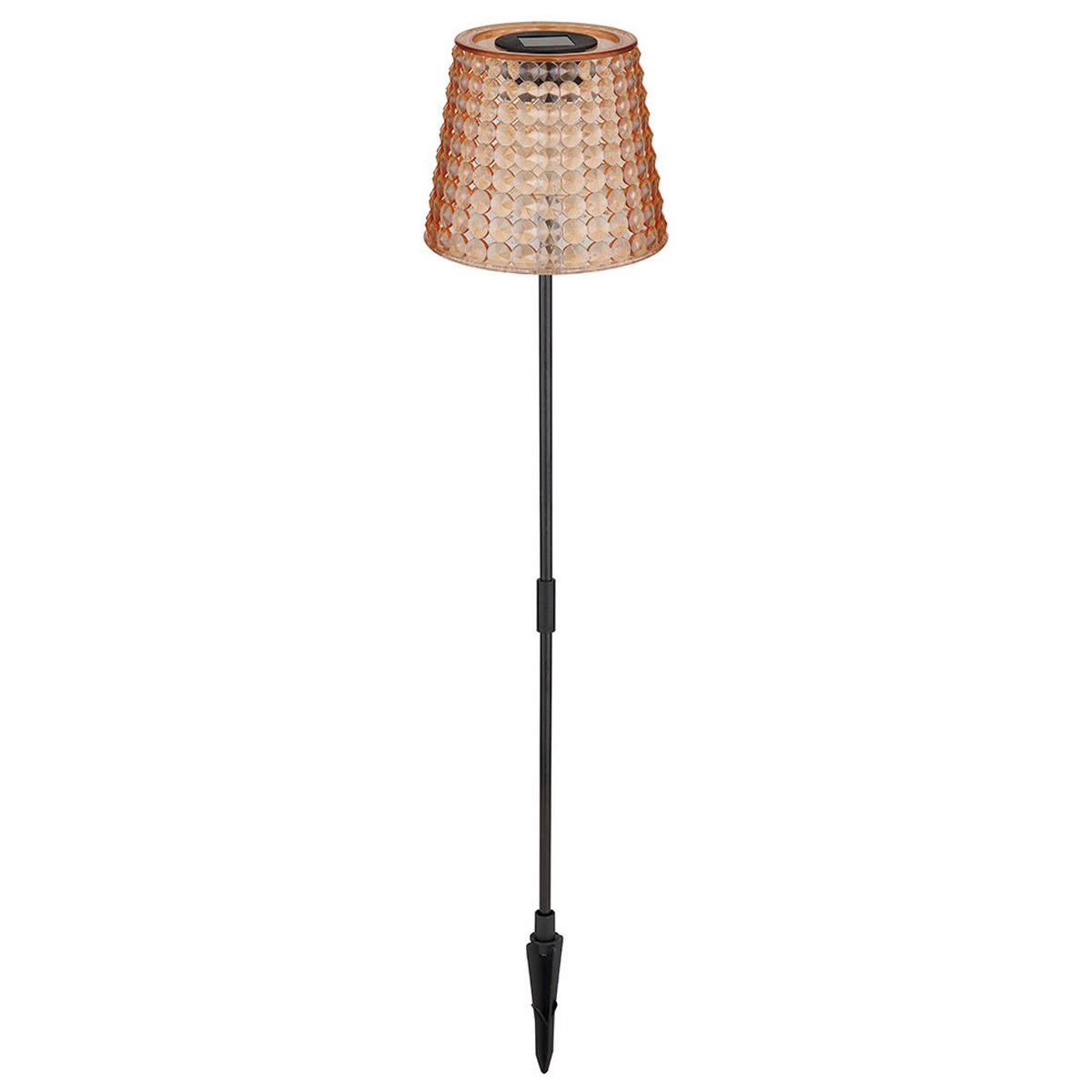 LED AUSSENLEUCHTE Kunststoff Schwarz - Schwarz, Kunststoff (12.5/12.5/60cm) - Globo Lighting