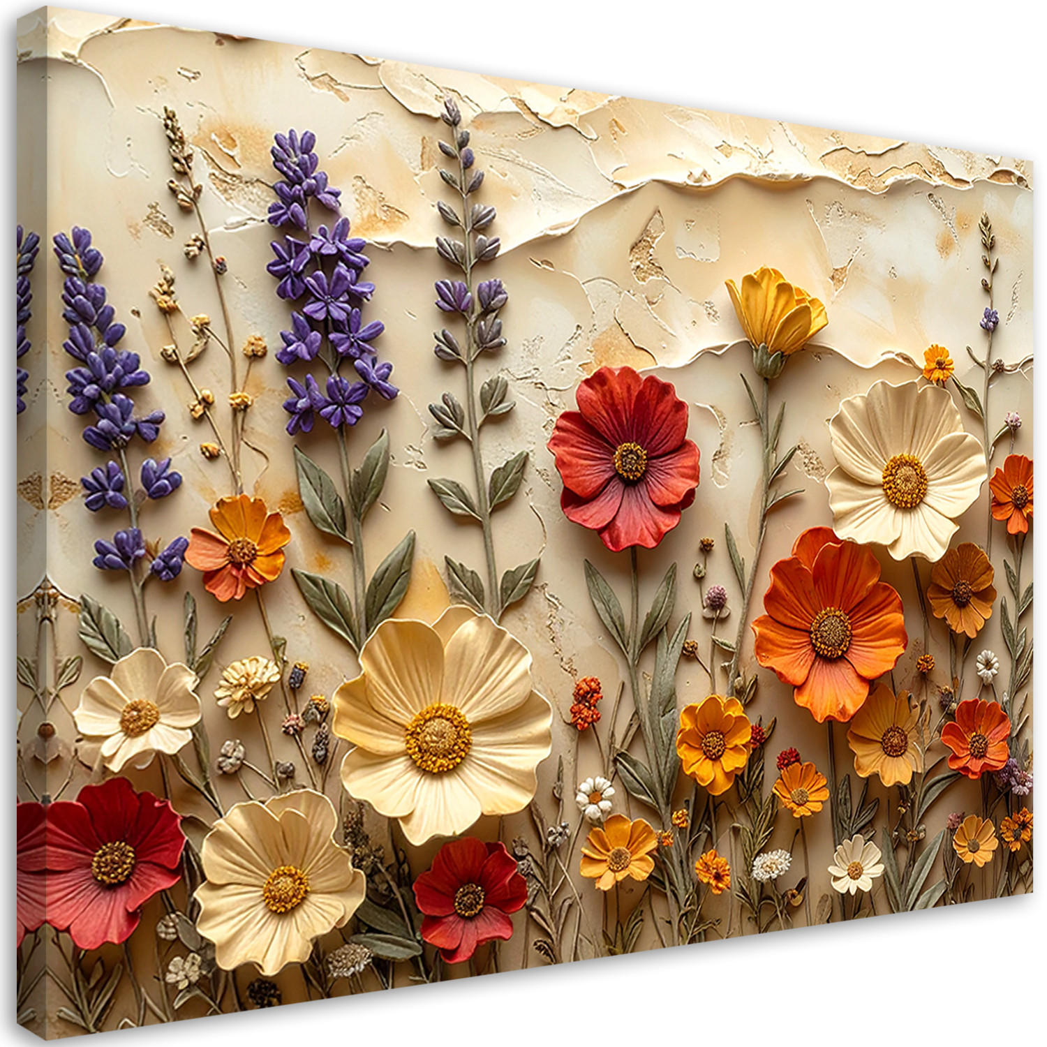 Feeby Leinwandbild, Mehrfarbig 100x70 cm
