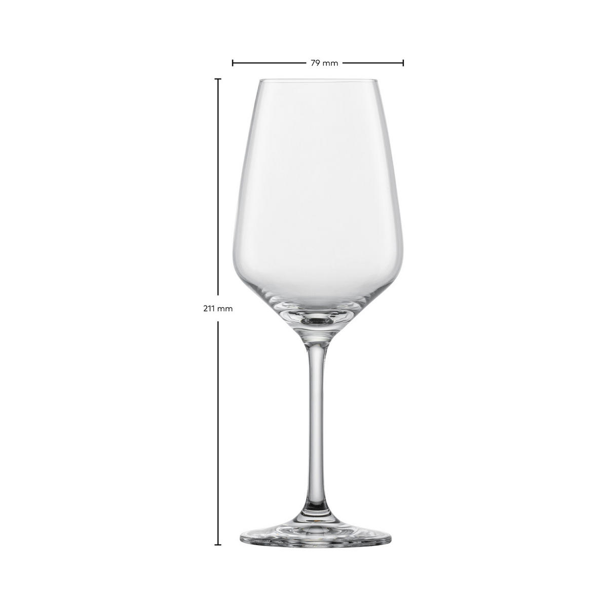 WEISSWEINGLÄSER Tulip transparent 356 ml 4er Set - Transparent, Glas (0.356L) - Schott Zwiesel