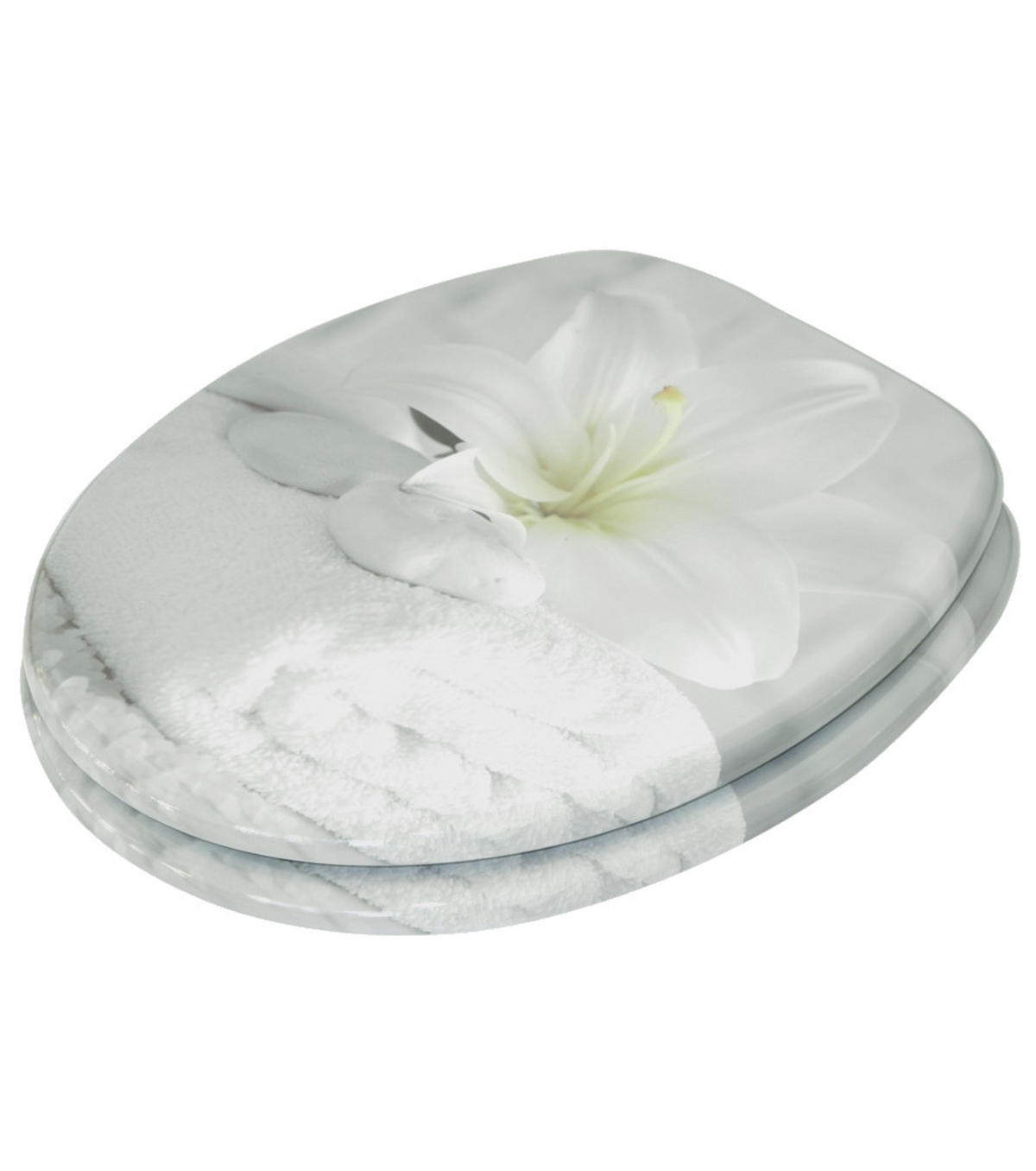 WC-SITZ Good Feeling - Weiß, Holzwerkstoff (38/6/47cm) - Sanilo