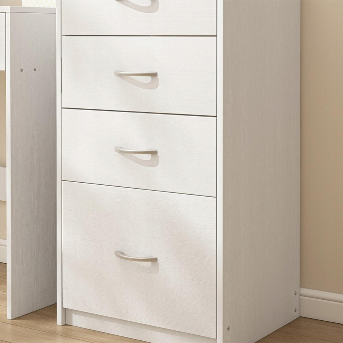 BÜCHERREGAL, weiß 45/35/85 cm - Weiß, Holzwerkstoff (45/85/35cm)