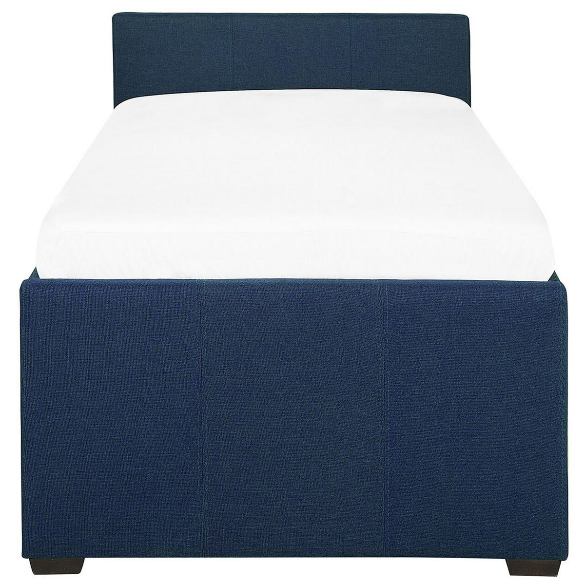 TAGESBETT 80/200 cm Marineblau Marmande - Blau, Textil (80/200cm) - Beliani