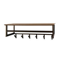 WANDGARDEROBE Bruno Braun 30/80/28 cm - Braun, Metall (80/28/30cm) - Hoyz Collection