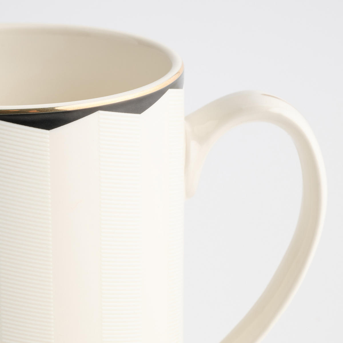 BECHER Olea 370ml, weiß - Weiß, Keramik (0.37L) - home&you