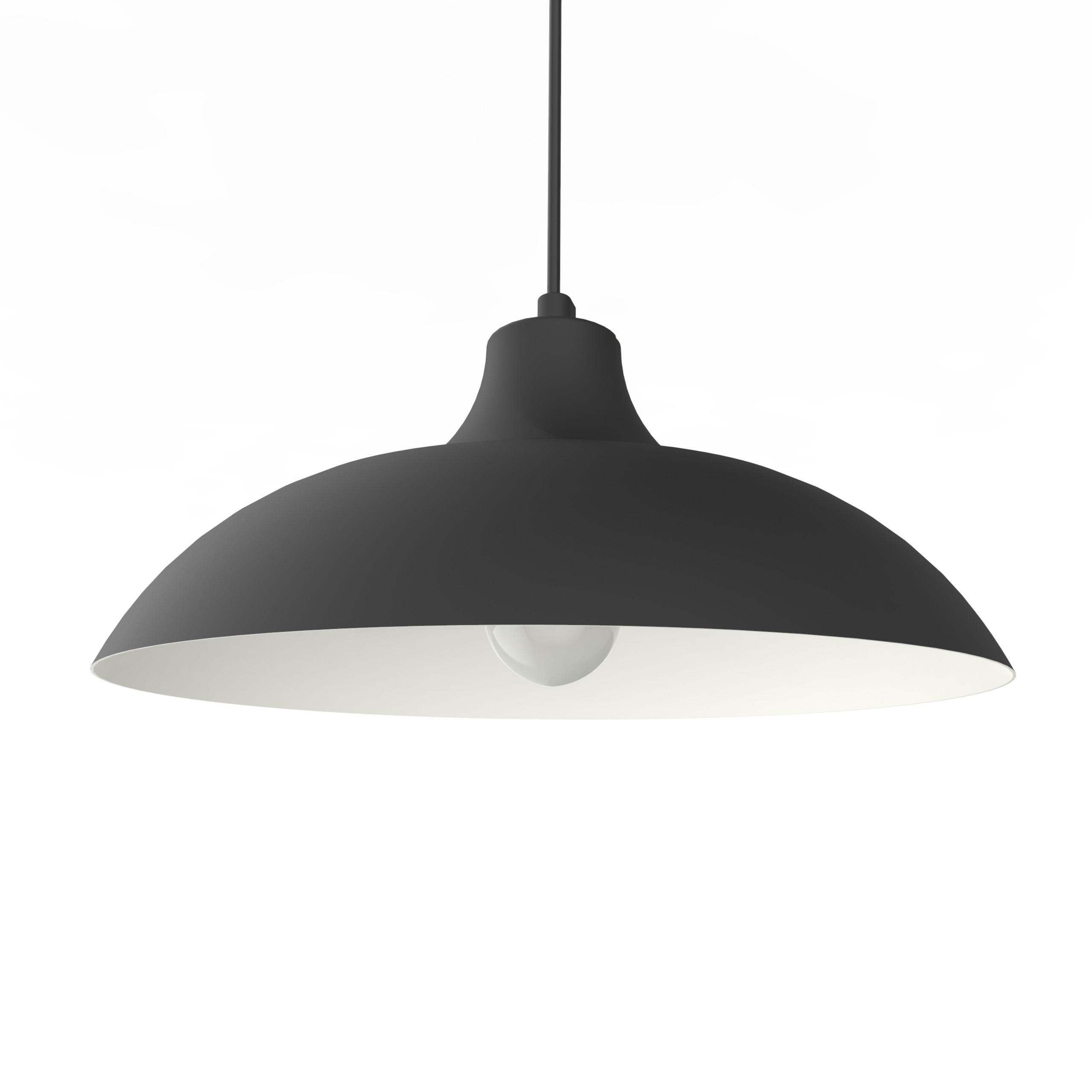 Lumicom Hängeleuchte Schwarz 40x17x40 cm
