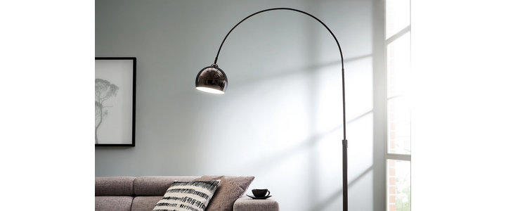 TRIO LED Stehlampe, moderne Design Stand Lampe mit Stoff Lampenschirm große Retro Bogen Leuchte über Esstisch online kaufen | OTTO TRIO LED Stehlampe, moderne Design Stand Lampe mit Stoff Lampenschirm große Retro Bogen Leuchte über Esstisch online kaufen | OTTO