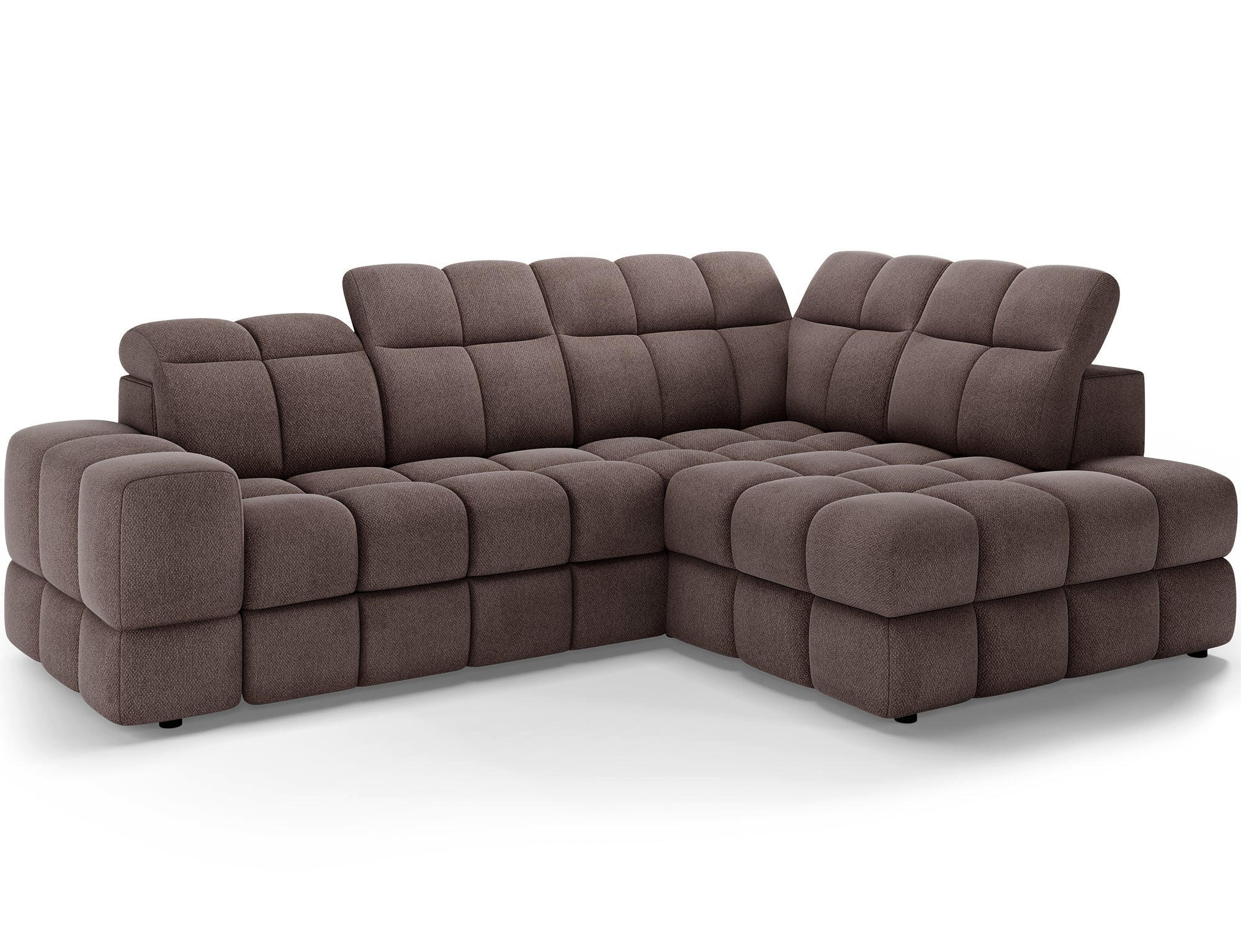 Wohnideebilder Ecksofa Braun 296x109 cm