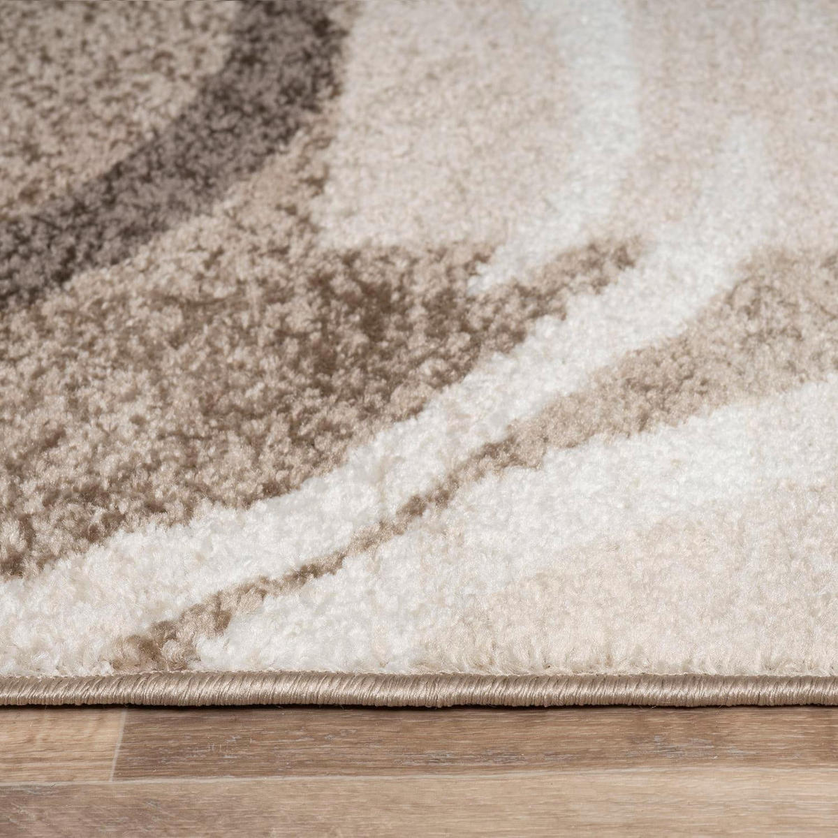 KURZFLOR-TEPPICH SINAI 059 BRAUN 60X100 - Braun, Kunststoff (60/100cm) - Paco Home