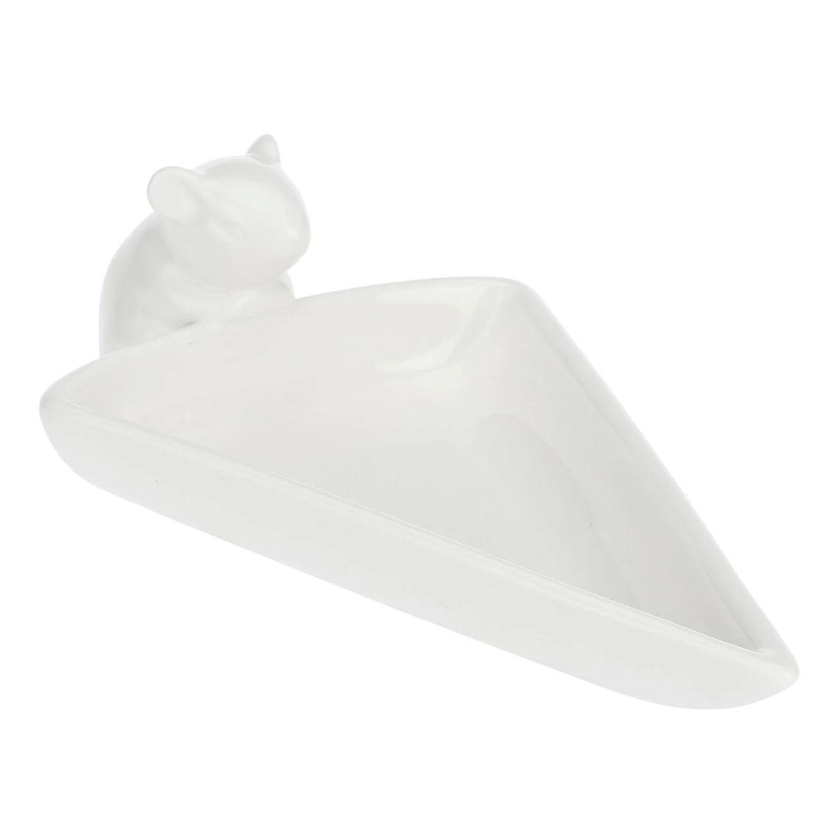 KÄSE-SERVIERPLATTE "Piatto Servi Formaggio" Fattoria 20,5 x12 x 5,5 cm - Multicolor, Keramik (20.5/5.5/12cm)