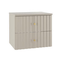 WASCHTISCHUNTERSCHRANK 60.6cm Izae Kaschmir - Beige, Holzwerkstoff (60.6/52.2/46.5cm) - Petits-meubles