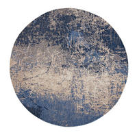 TEPPICH Abyss Blue Mad Men 240/240 cm - Blau, Textil (240/240cm) - Louis De Poortere