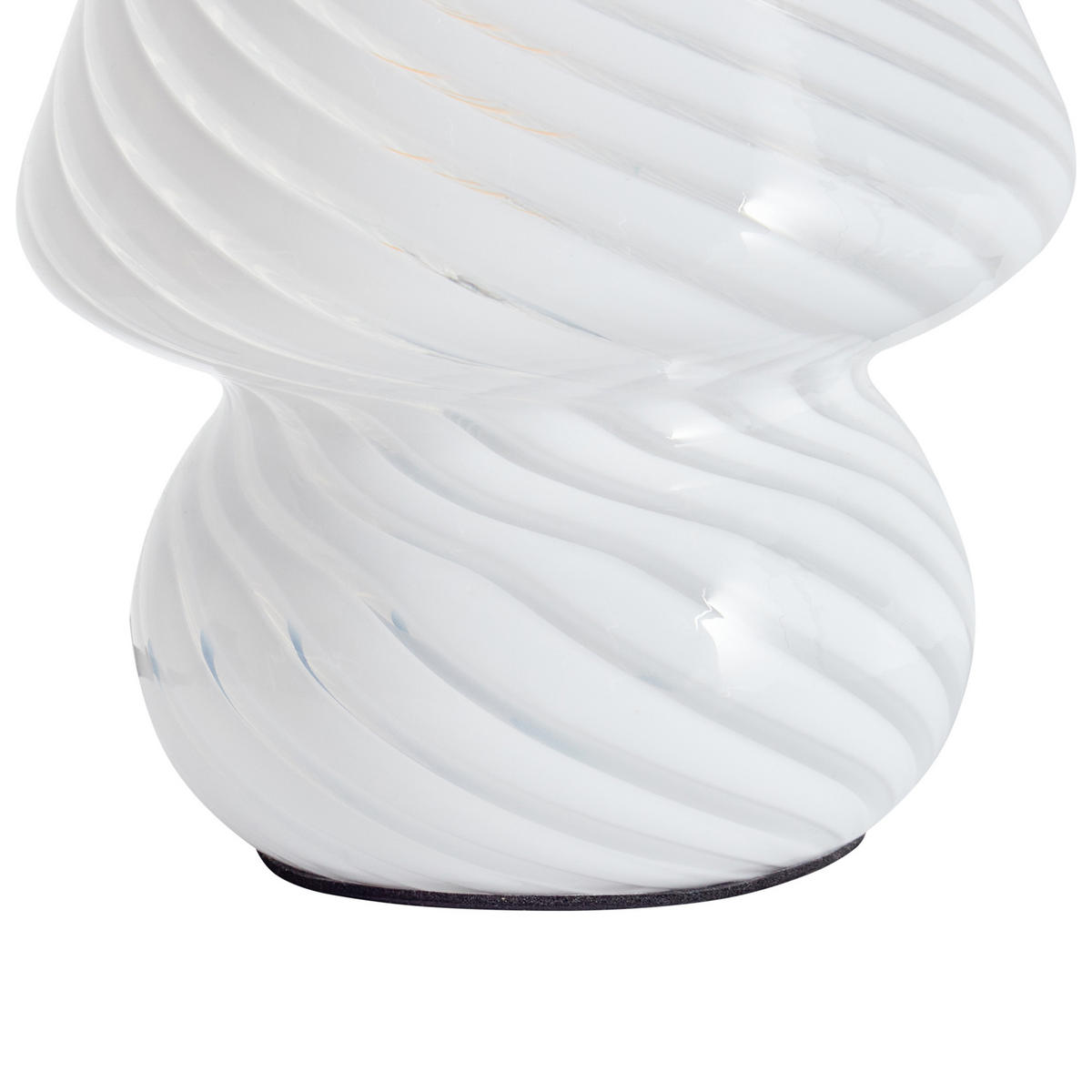 TISCHLEUCHTE Weiß Lobo - Weiß, Glas (14/14/18cm) - Beliani