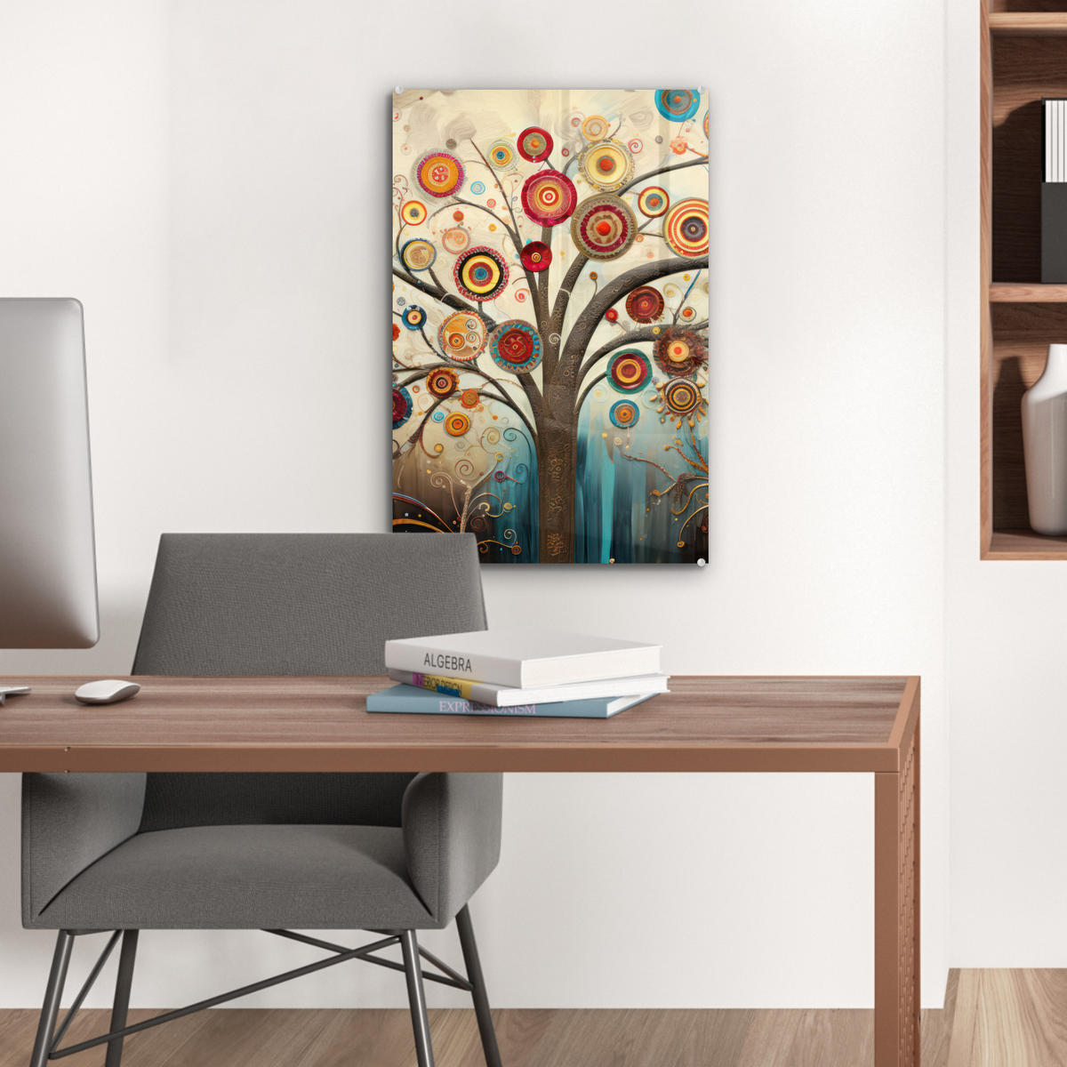 ACRYLGLASBILD Baum - Baum des Lebens - Farbe 40x60 cm - Braun, Glas (40/60cm) - MuchoWow