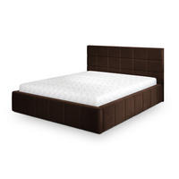 POLSTERBETT VERTO 180x200 cm mit Bettkästen - Braun - Braun, Holz (180/200cm) - MASSENO