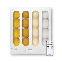 LICHTERKETTE LED Boxen - Les Tournesols - Gelb - Currygelb, Textil (165cm) - La case du cousin paul