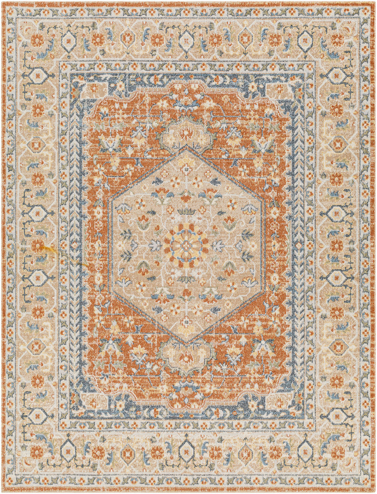 Livabliss Teppich Dunkelorange 160x213 cm