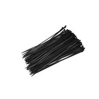 WEIHNACHTSKABELBINDER 100er-Set für Weihnachtsschmuck 2,5 × 100 mm schwarz - Schwarz, Kunststoff (0.25/0.1/10cm) - LAALU