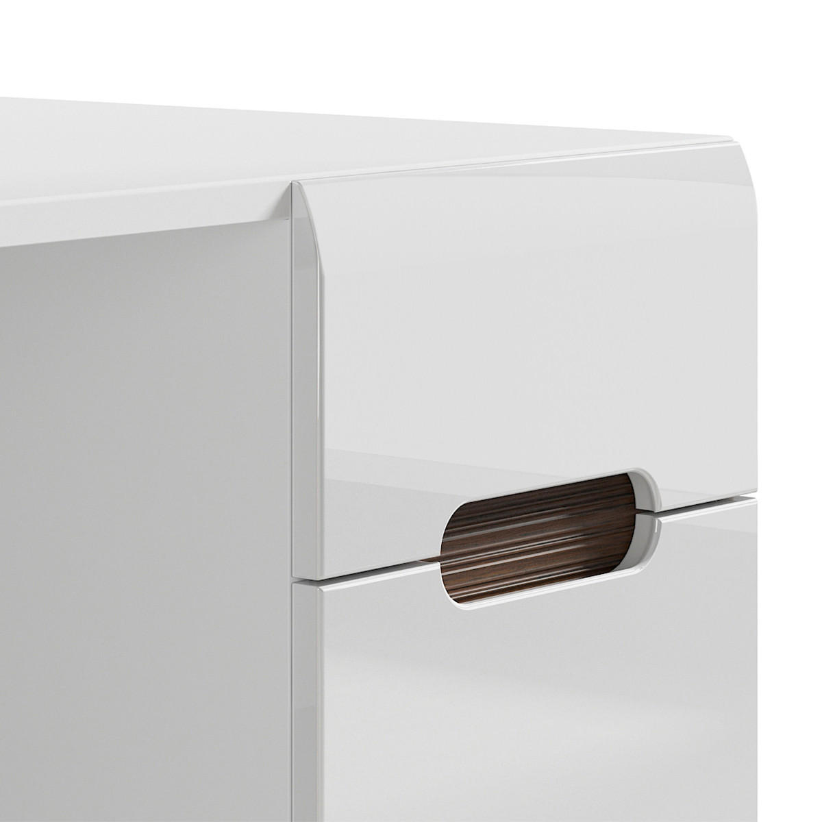 SCHREIBTISCH Darrel Weiß - Weiß, Holzwerkstoff (66/120/75cm) - Petits-meubles