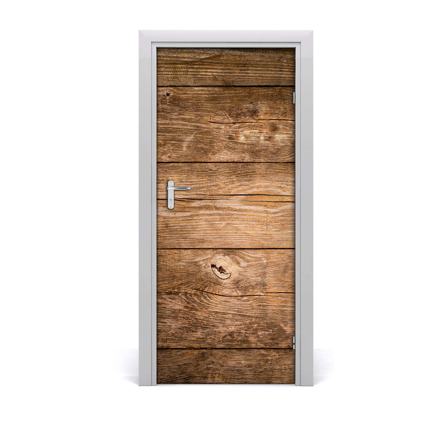 TÜRAUFKLEBER 85x205 cm Dekorativ für Türen - Dunkelbraun, Kunststoff (85/205/0.01cm) - TULUP