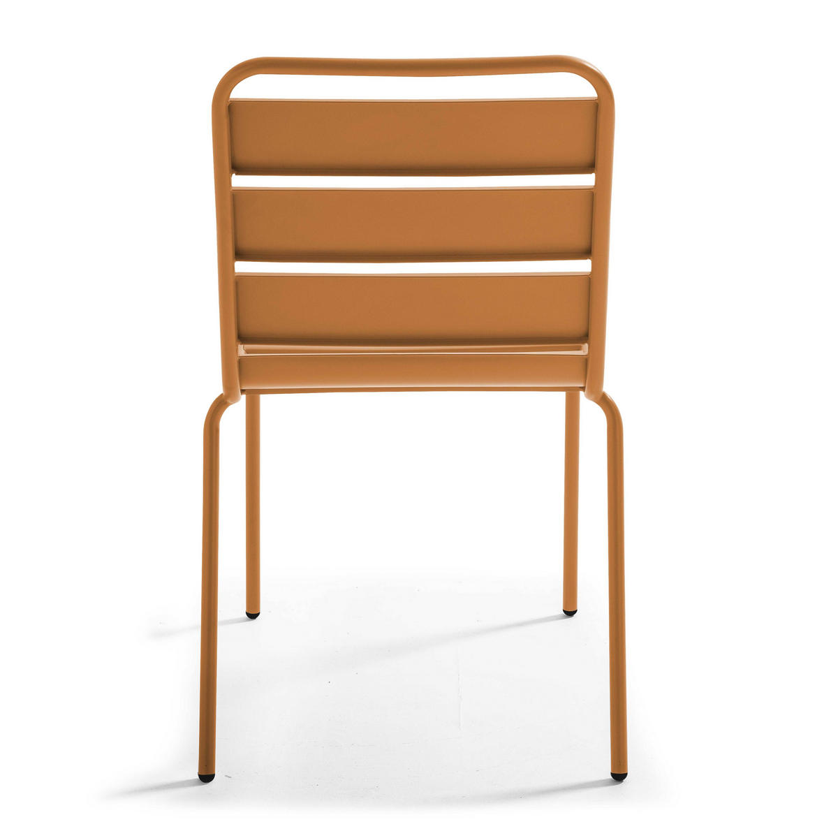 GARTENSTUHL, Karamell - Braun, Metall (42/83/53cm) - Oviala