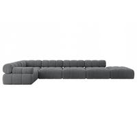 ECKSOFA modulares Sofa Felto-L3 - 475x190x70 cm Dunkelgrau Cord - Dunkelgrau, Holzwerkstoff/Textil (475/190cm) - ALTDECOR