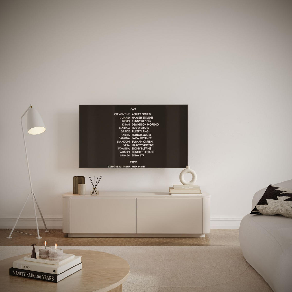 TV-BOARD Luvio Kaschmirgrau hängend oder stehend 140/41/39 cm - Taupe, Holzwerkstoff (140/40.9/39cm) - Selsey