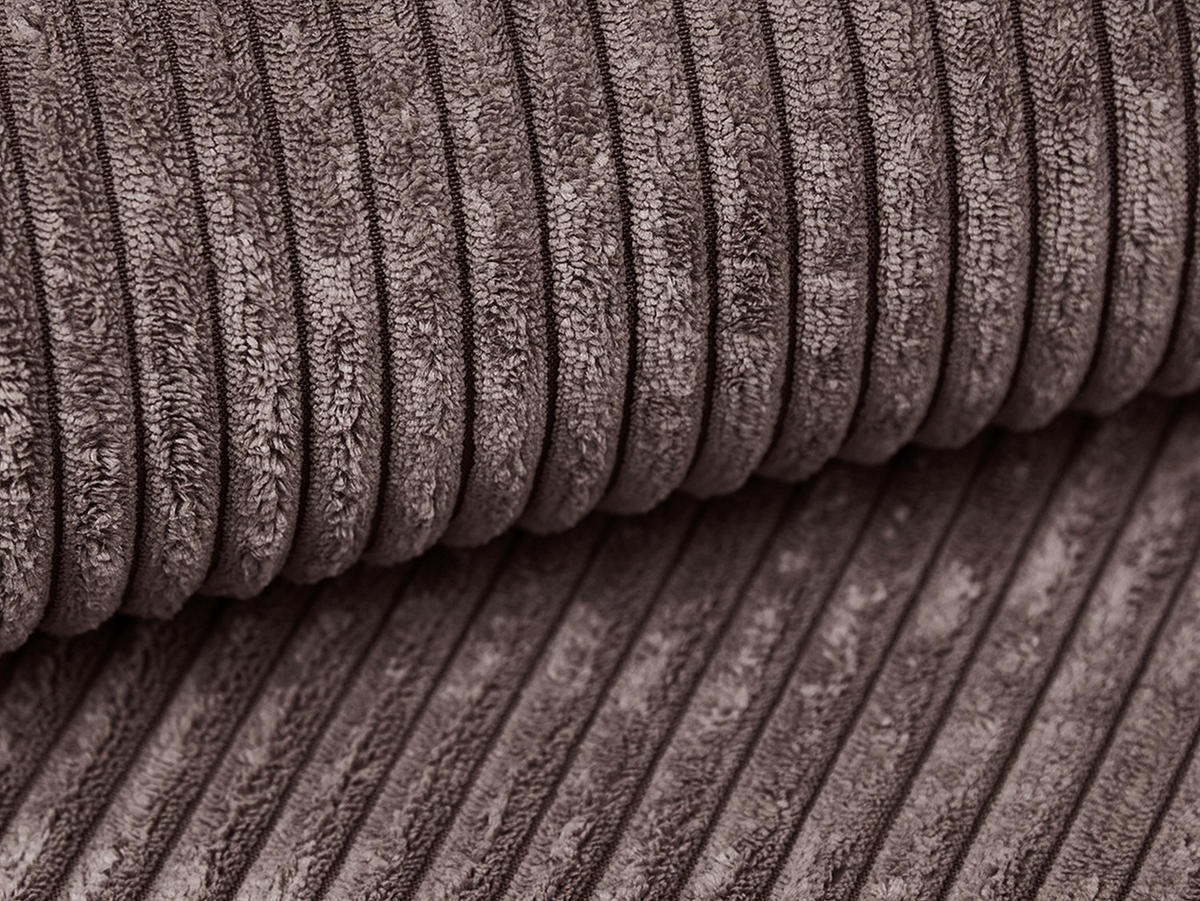 SITZHOCKER - 1 Person-Sitzer - Samt, Stoff - Malve - AMELIA - Mauve, Textil (102/42/69cm) - Vente-Unique