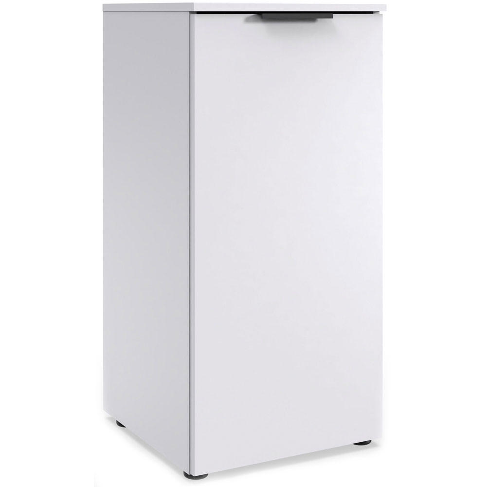 KOMMODE Level weiß 41 / 41 / 92cm - Weiß, Holz/Holzwerkstoff (41/92/41cm) - Wimex