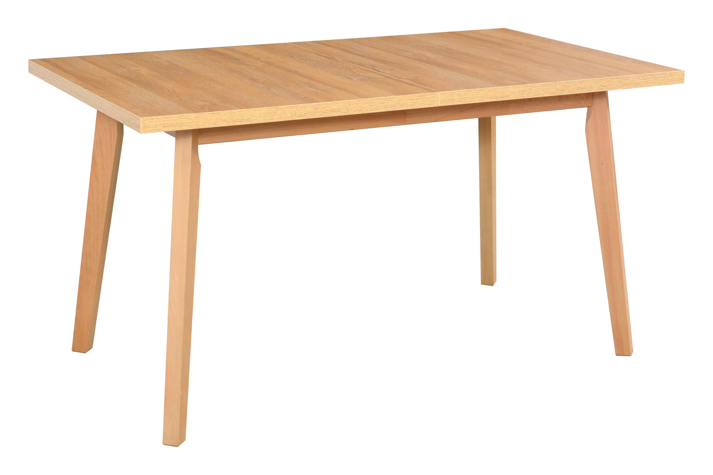 ESSTISCH Oslo 5, 140-180/80 cm,grandson - Birkefarben, Holz (80/140/75cm) - Leaf Design