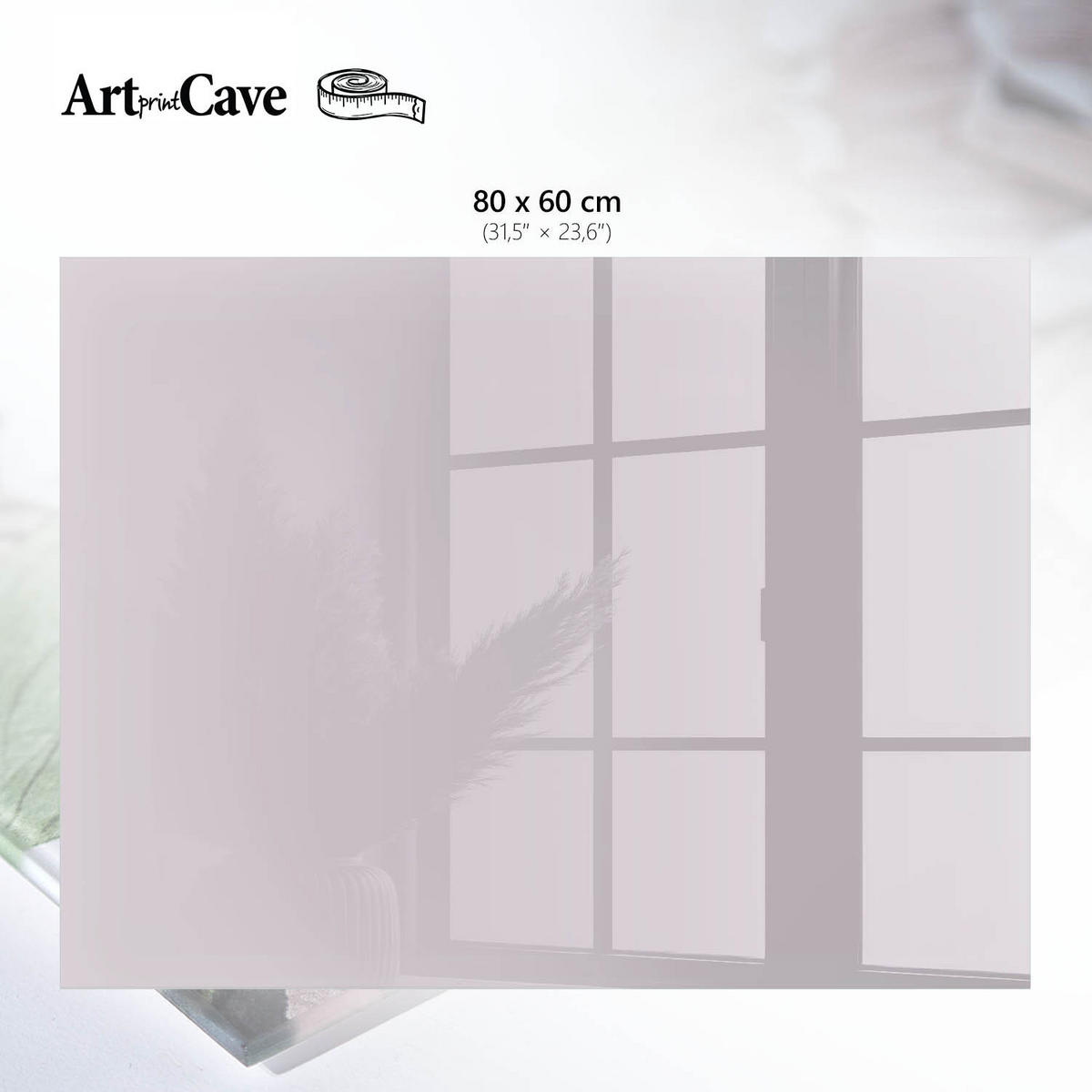 GLASPLATTE 80x60 cm – Helllila - Pink, Glas (0.4/80/60cm) - ArtPrintCave