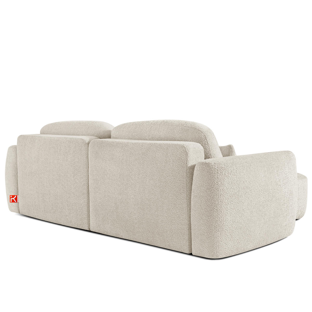 SITZGARNITUR ELOSA - Weiß, Holz/Textil (245/85/165cm) - KONSIMO®