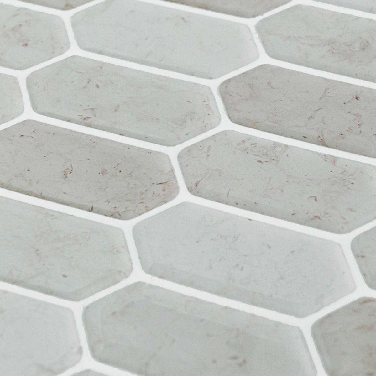 FLIESENAUFKLEBER 1 Stück 30,5 x 30,5 cm Selbstklebende Fliesen - Pera Beige - Ecru/Beige, Kunststoff (30.5/0.12/30.5cm) - Mazovia