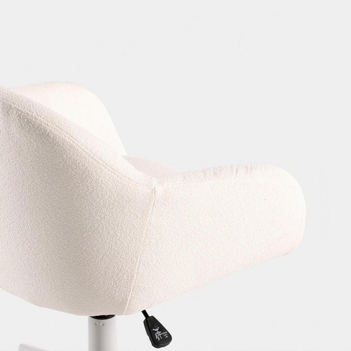 SCHREIBTISCHSTUHL Tasia Beige 60 cm x 75-82 cm - Beige, Metall (60/75/60cm) - Klast Home