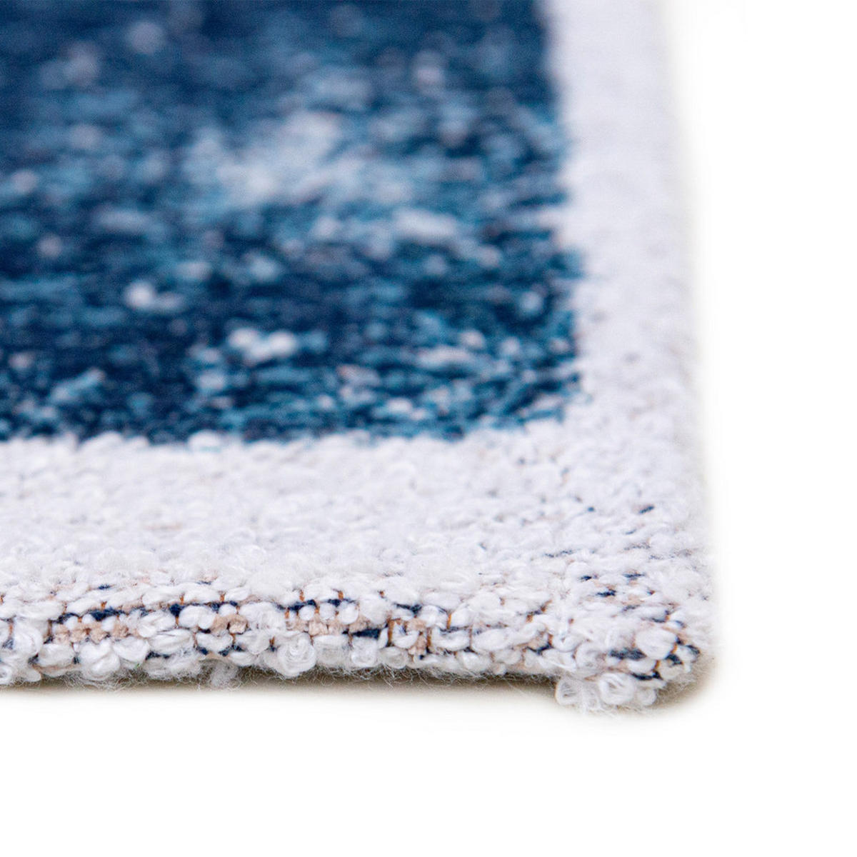 TEPPICH Ice Blue Craft 140/200 cm - Blau, Textil (140/200cm) - Louis De Poortere