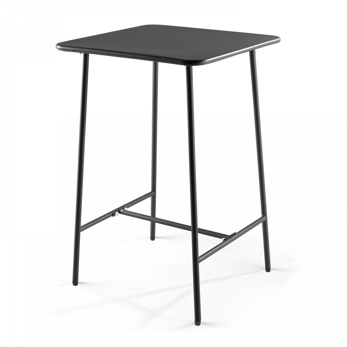 GARTENSET 3-tlg., Grau - Grau, Metall - Oviala