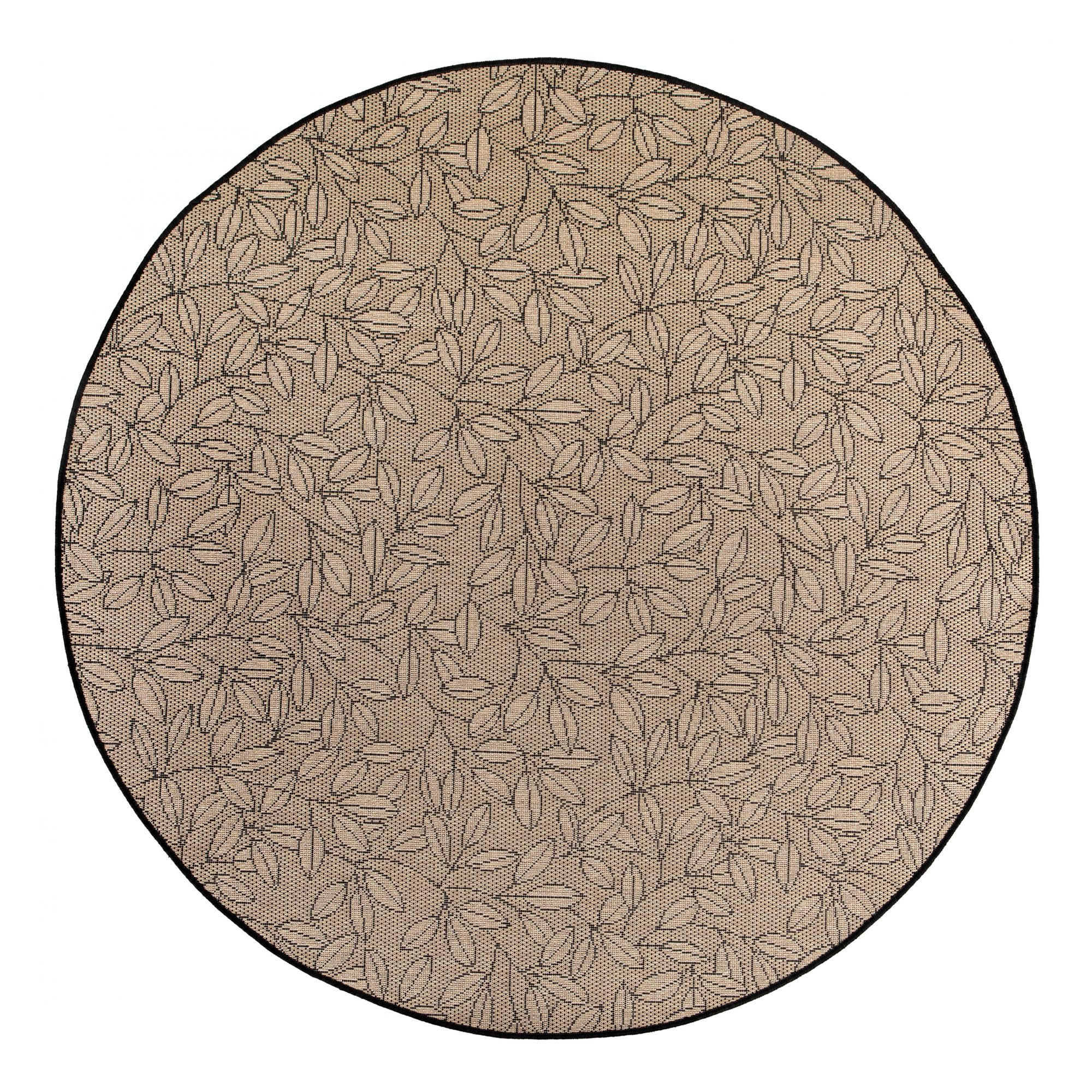 OUTDOOR-TEPPICH Chelby natur durchmesser 160 cm - Naturfarben, Textil (160/160cm) - Vivaraise