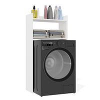 WASCHMASCHINENUMBAUSCHRANK C2 Weiß 64/124/30 - Weiß, Holzwerkstoff (64/124/30cm) - RAUMHIRSCH FURNITURE