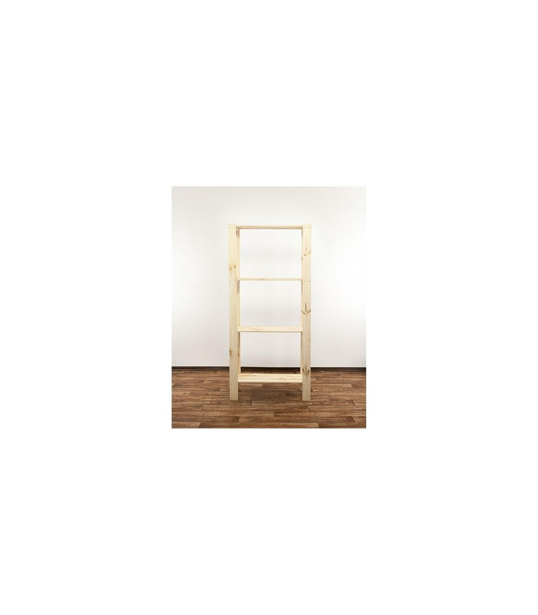 HOLZREGAL WOODLAND 166,4x80x30cm 4 Fachboden Kiefernholz Natur - Naturfarben, Holz (80/166.4/30cm) - PROREGAL