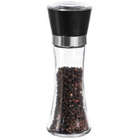 GEWÜRZMÜHLE Schwarz Transparent - Schwarz, Glas (6.5/18.5/6.5cm) - Orion 