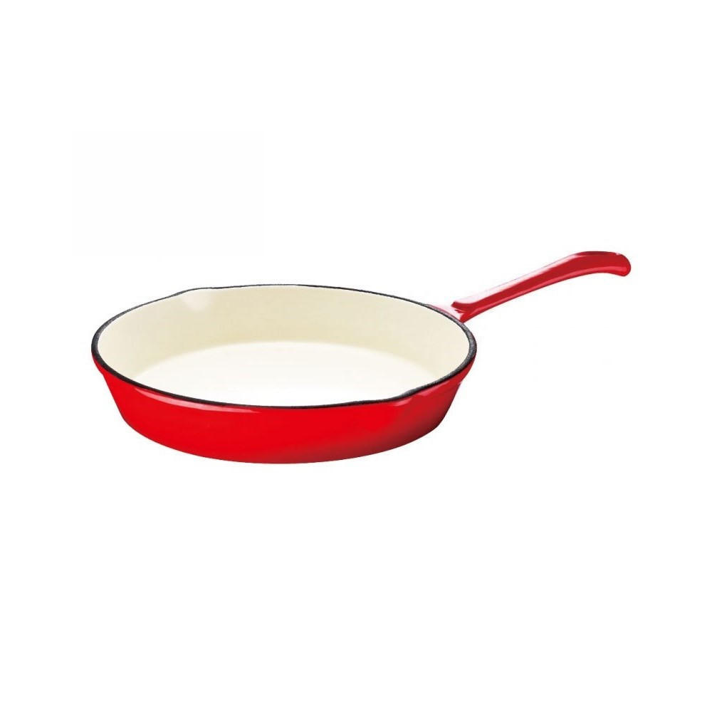 PFANNE Rot 25/25/4.5 cm KH2262 - Rot, Metall (25cm) - Kinghoff 