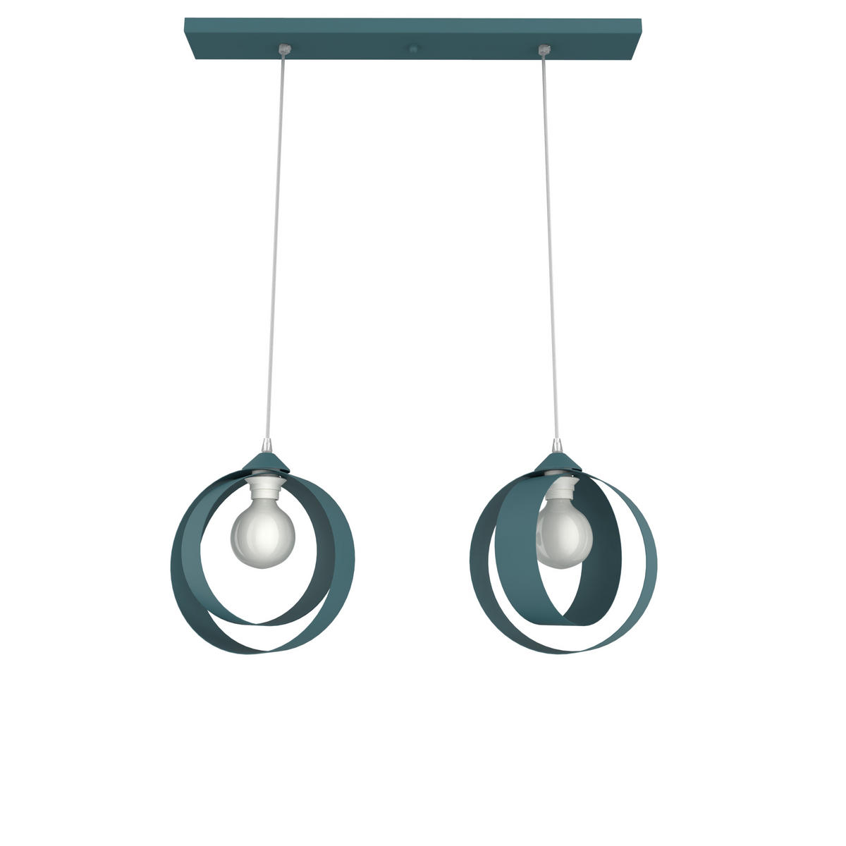 HÄNGELEUCHTE - Blau, Metall (7/25/25cm) - Lumicom