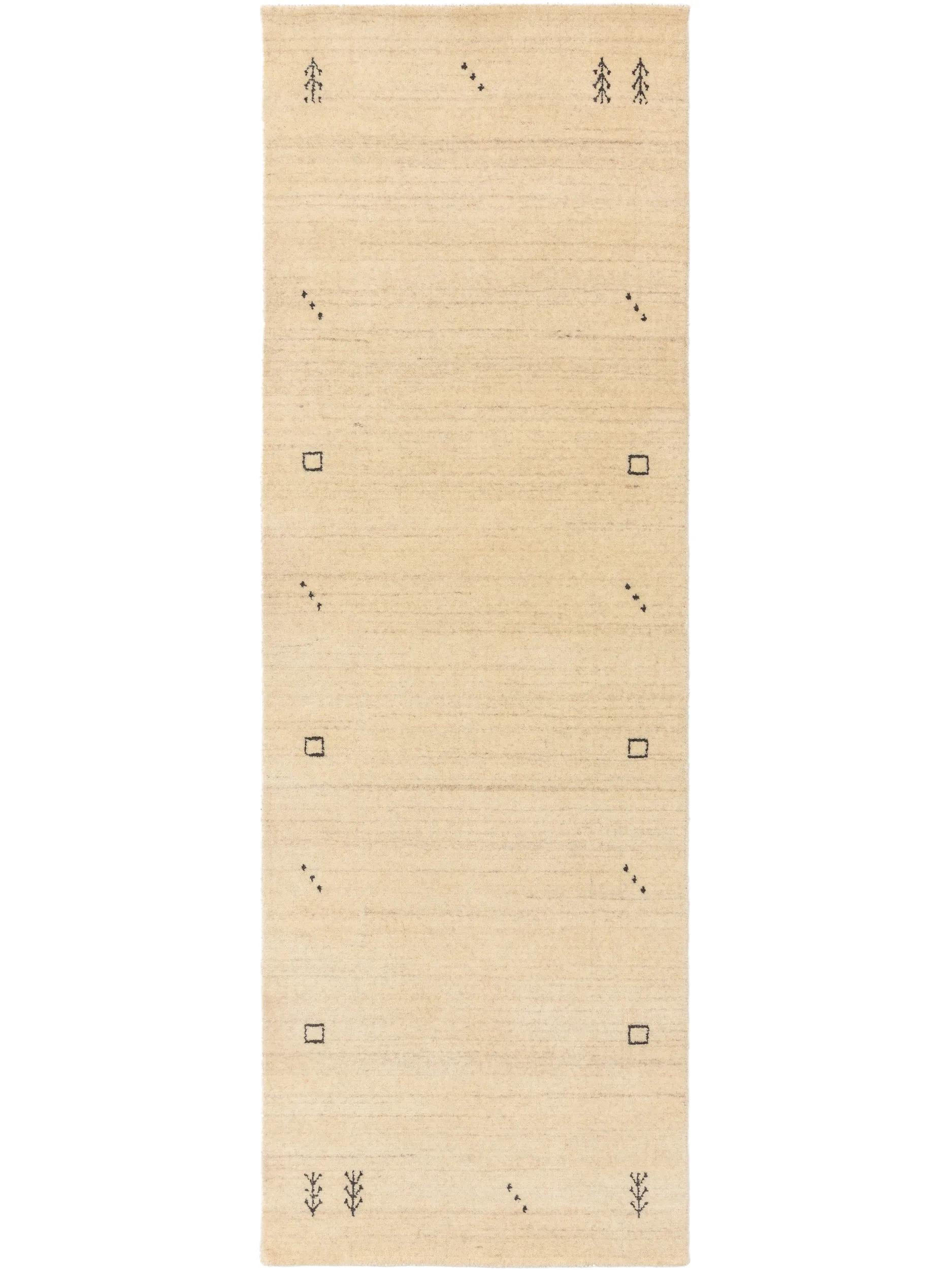 WOLLTEPPICH-LÄUFER Jamal Cream 80x300 cm - Creme, Textil (80/300cm) - benuta Nest