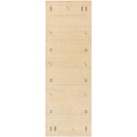WOLLTEPPICH-LÄUFER Jamal Cream 80x250 cm - Creme, Textil (80/250cm) - benuta Nest