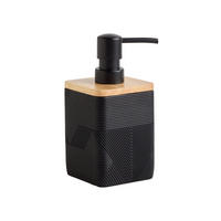 SEIFENSPENDER Ravenis - Schwarz, Kunststoff (8/16/8cm) - home&you