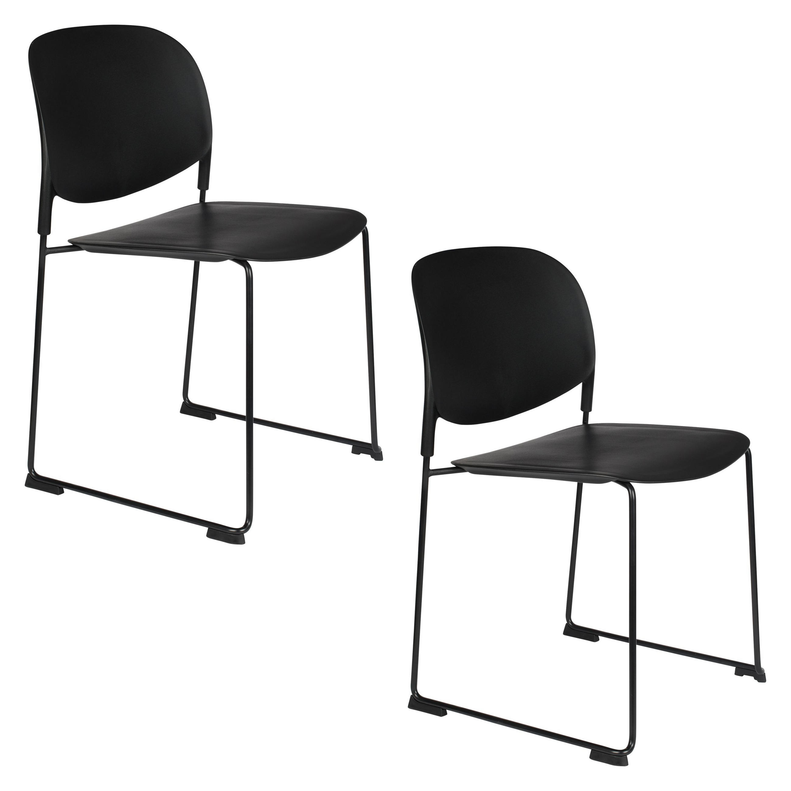 Housecraft Living Esszimmerstuhl Schwarz 48.5x80x52.5 cm