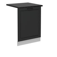 GESCHIRRSPÜLBLENDE R-Line Anthrazit Landhaus 60 cm , AP Anthrazit - Anthrazit/Weiß, Holzwerkstoff (60/81.8/1.6cm) - Vicco