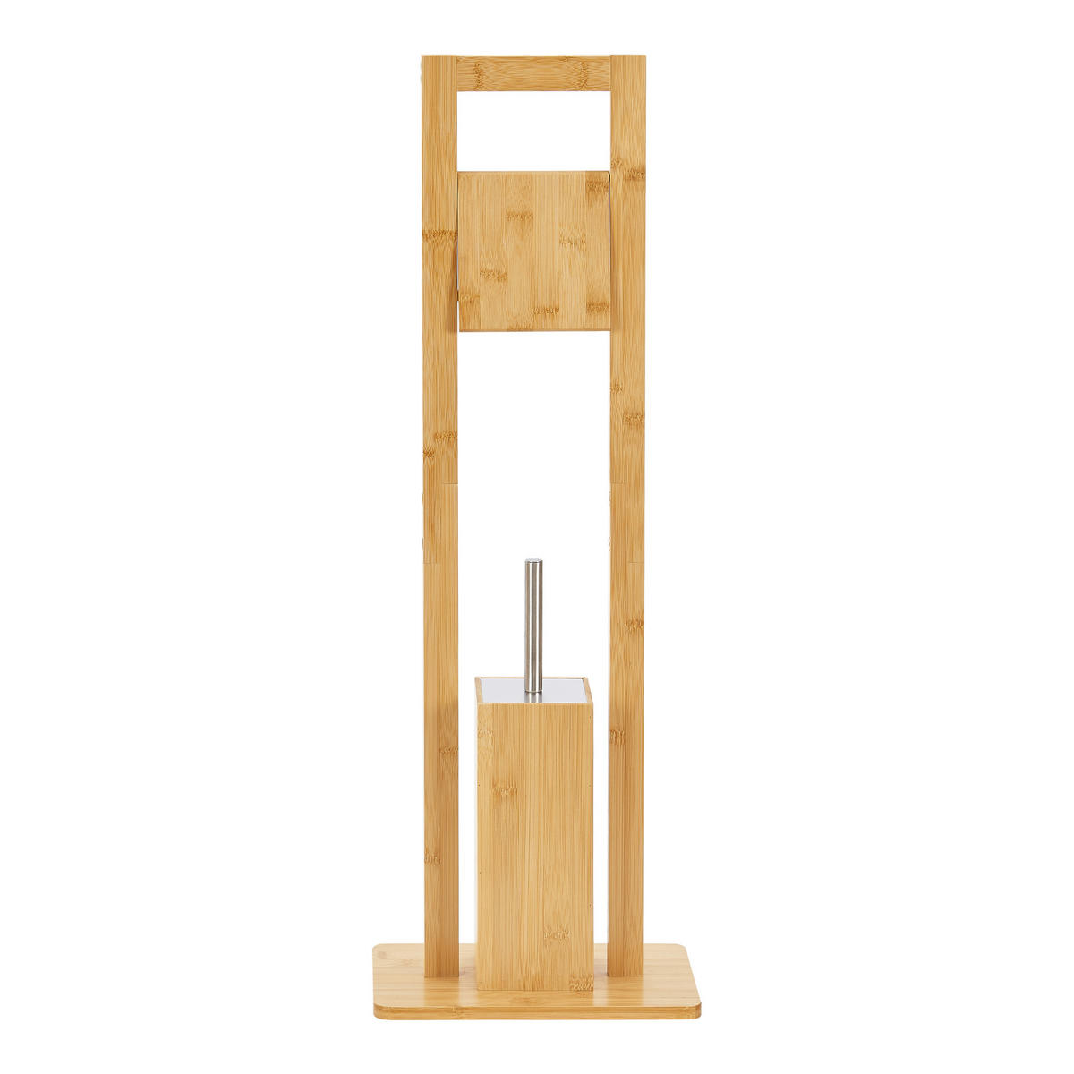 TOILETTENGARNITUR Västerås - Naturfarben, Holz (28/82.5/18cm) - [en.casa]