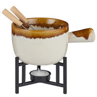 SCHOKOLADENFONDUE Au Chocolat - Beige, Keramik (12/8cm) - Butlers