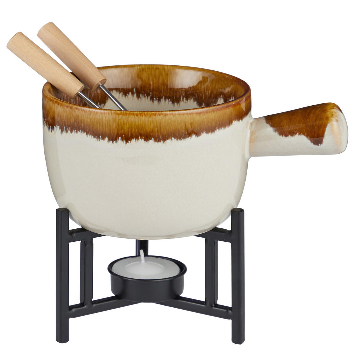 SCHOKOLADENFONDUE Au Chocolat - Beige, Keramik (12/8cm) - Butlers